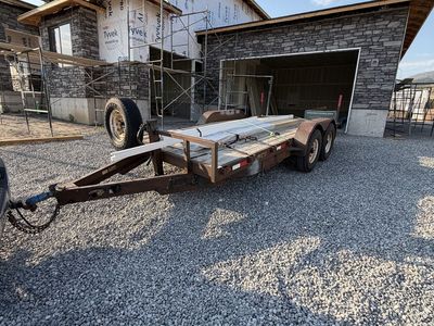 Utility Trailer, Double Axle, Flatbed