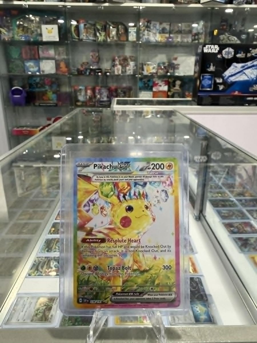 Pokemon Pikachu ex - 238/191 - SV08: Surging Sparks NM