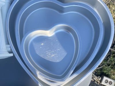 Valentine Decor/ Heart shaped cake pans