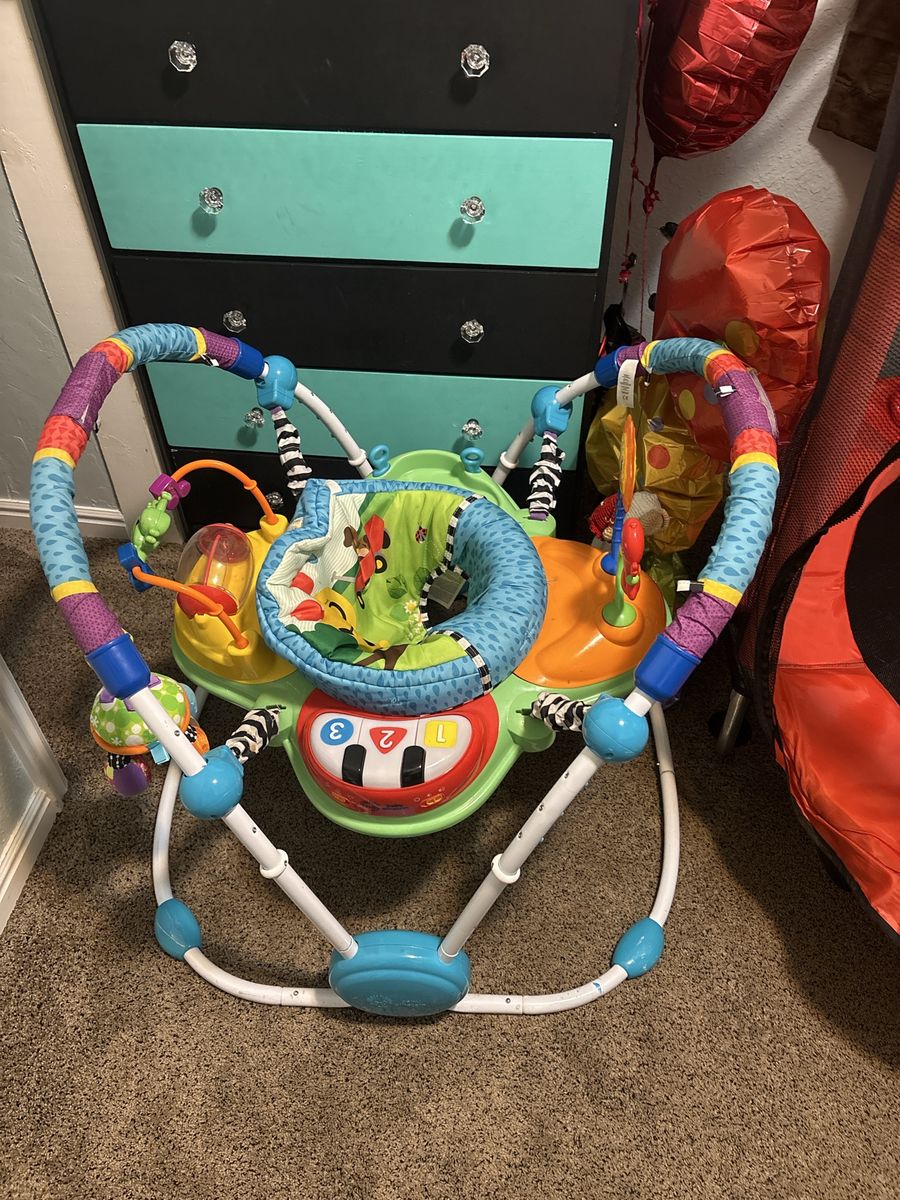 Baby Jumper and Activity Center with Interactive Toys
