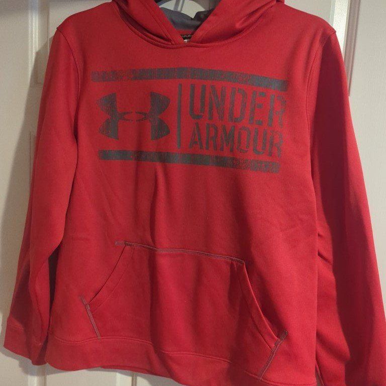 Youth XL Under Armour red hoodie