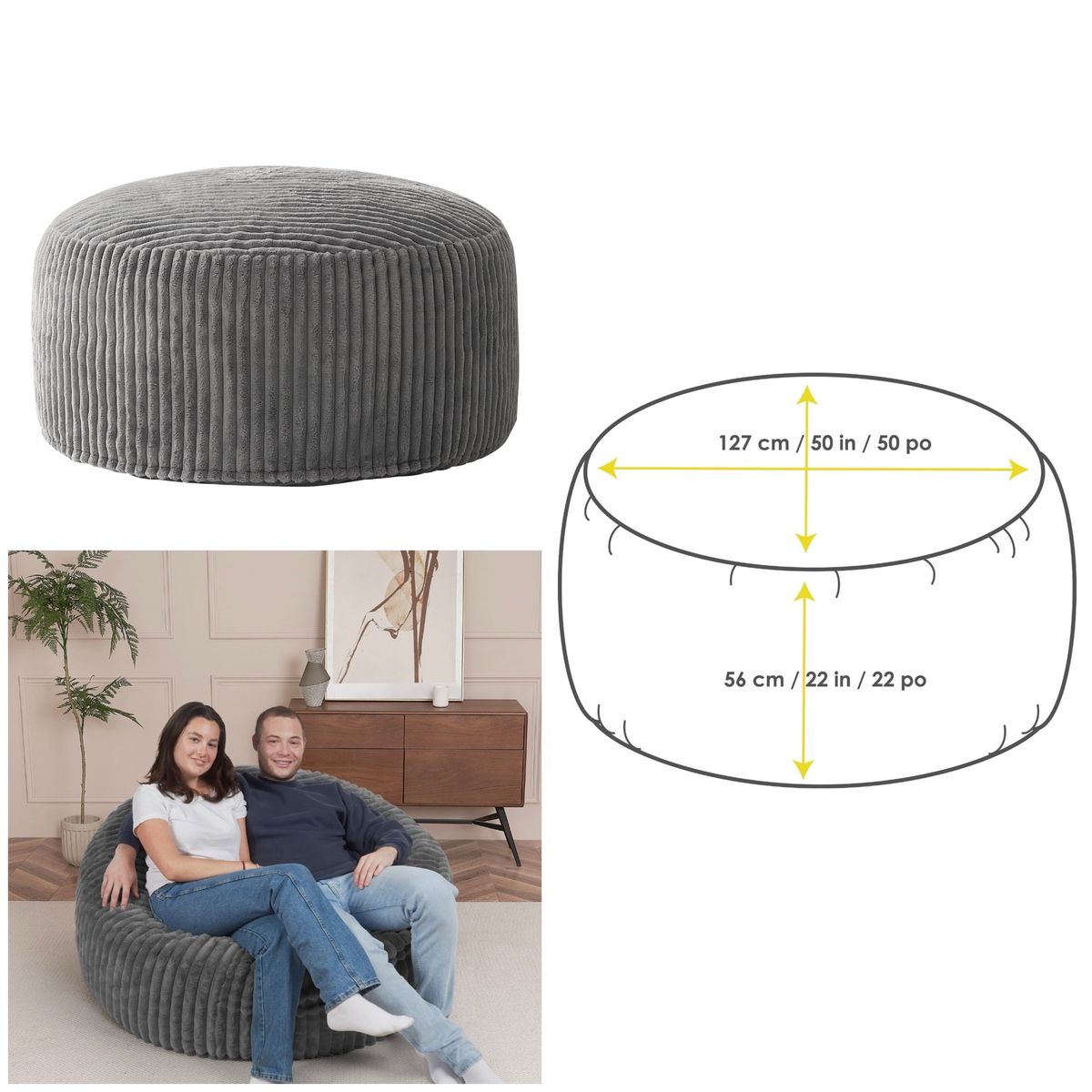 EUC Huge jumbo lounger