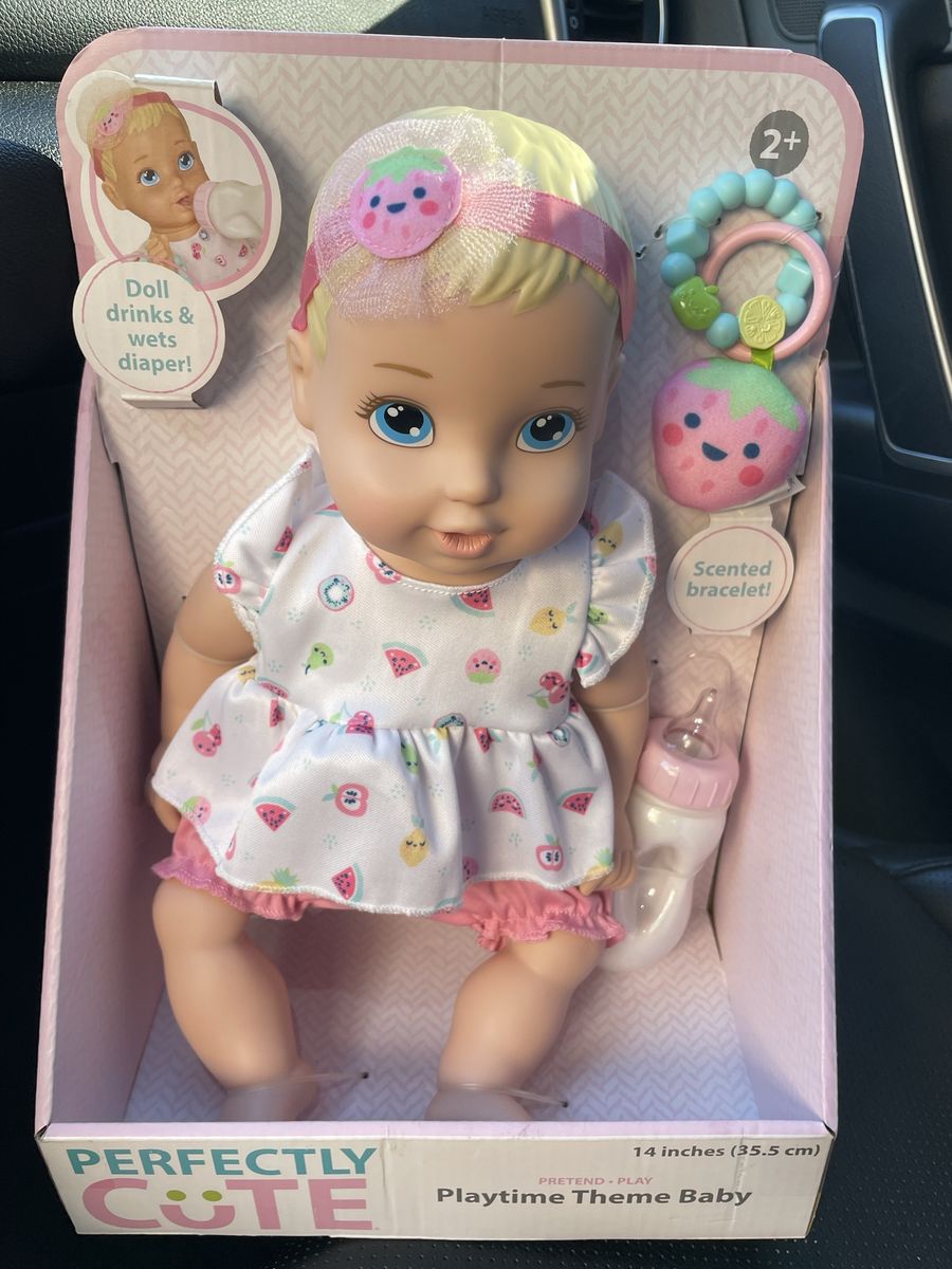 Perfectly cute Baby drinks And Wets Doll