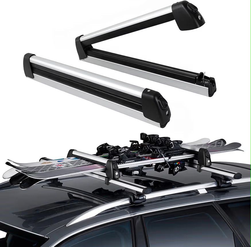 Universal ski and snowboard roof rack 31"