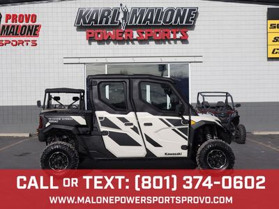2026 KAWASAKI RIDGE CREW HVAC Metallic Matte Whiti