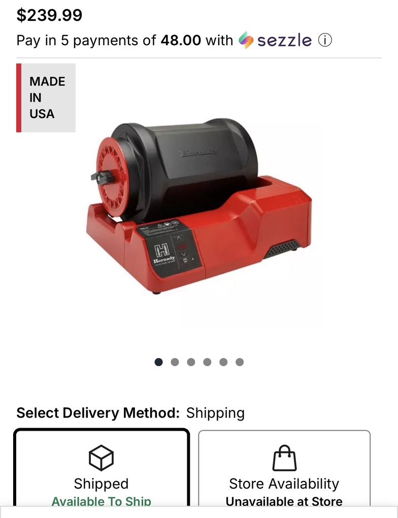 Hornady rotary Case Tumbler