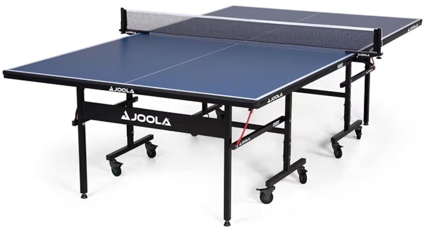 JOOLA Inside Professional MDF Indoor Ping Pong Table with Quick Clamp Table Tennis Net and Post Set - 10 Minute Easy Assembly