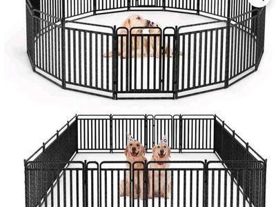 40" Heavy Duty Dog Playpen – 16 Panels – New/Open Box #367