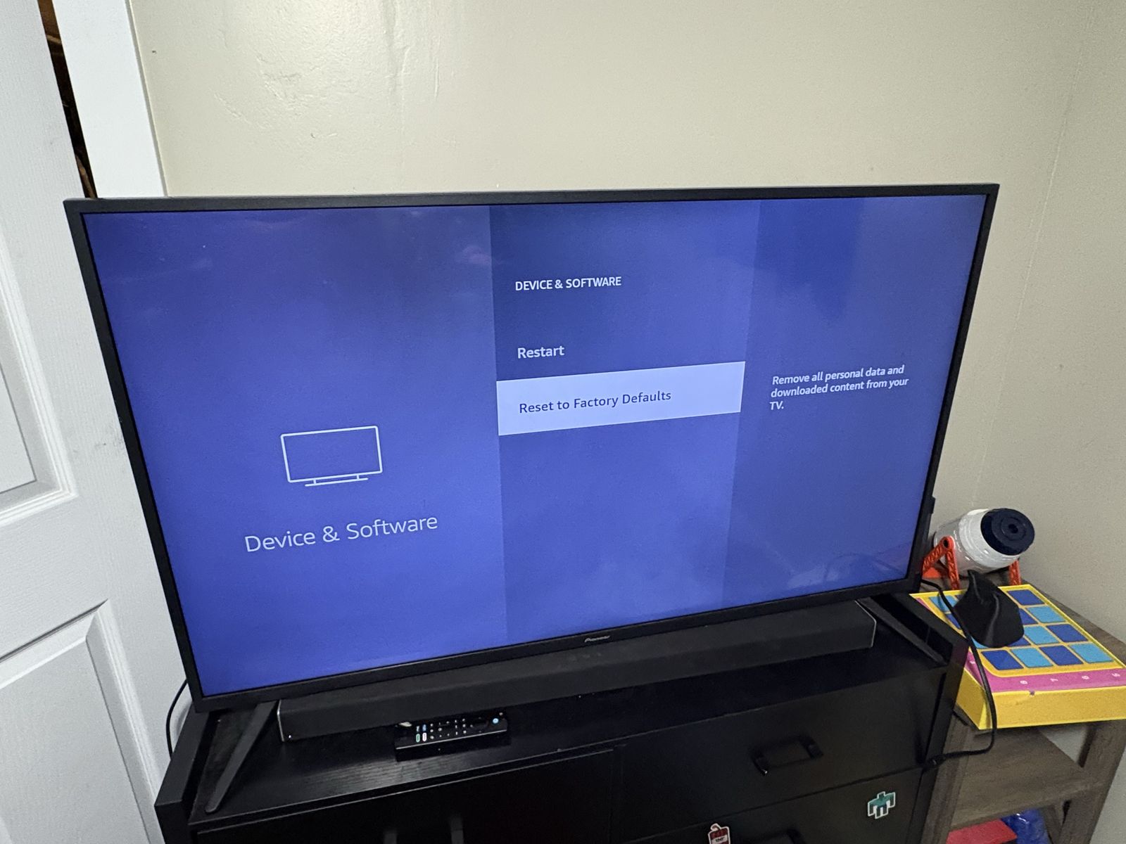 55” Pioneer Smart TV with Remote