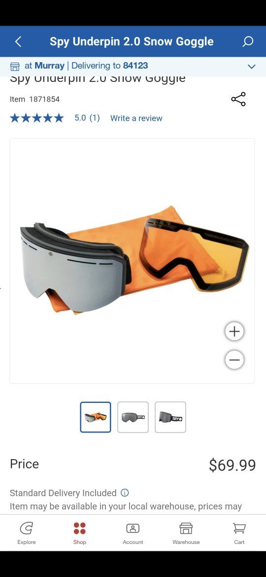 Goggles Ski or Snowboard