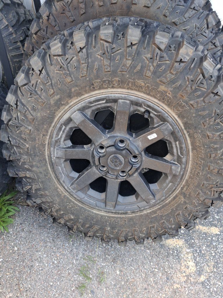 Pro Armor Hammer R1 30x10R15 UTV Tires & POLARIS Wheels - Set of 2, Aggressive Tread $50/ per wheel and tire
