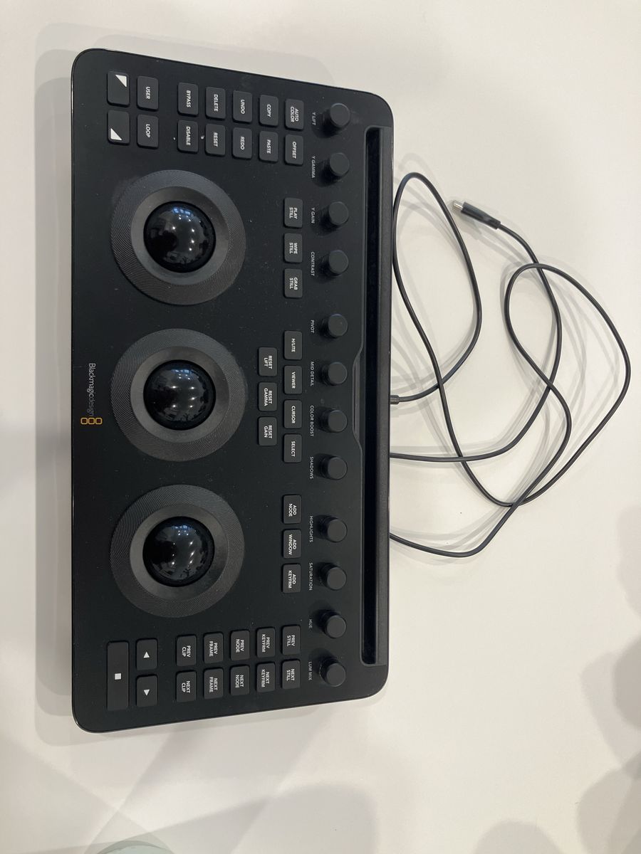 Davinci resolve color grading panel micro