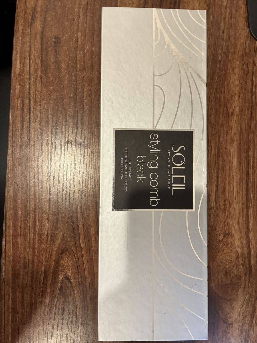 Soleil Professional Heat resistant hair styling comb