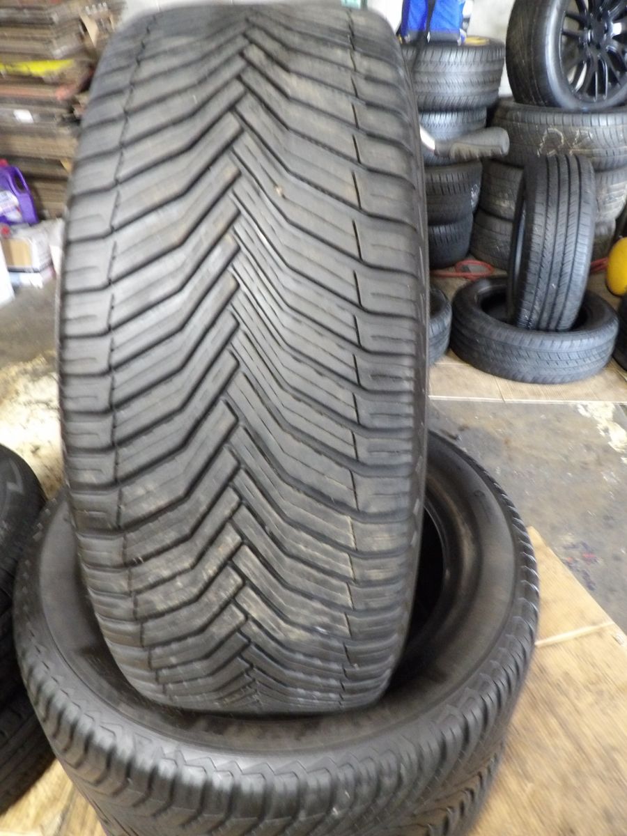 235/55R19 MILESTAR CROSSCLIMATE 2 PAIR OF TWO USED TIRES