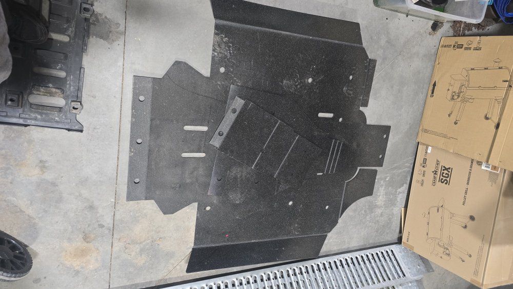 SSS offroad Yamaha YXZ skidplate 3/4 UHMW.