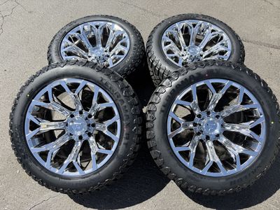 New 35x12.50r22 Terramax RT Chrome Fittipaldi FA21 -44 et 8x170 Ford F250 F350 Superduty Powerstroke Excursion 8 lug