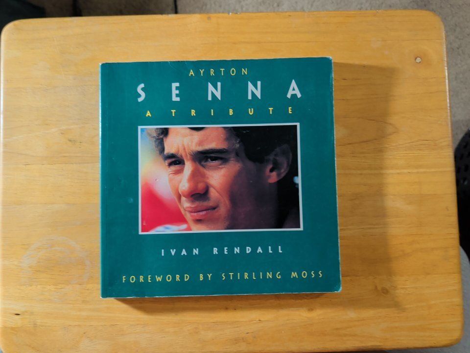 Ayrton Senna Tribute by Ivan Rendall (Foreword by Stirling Moss) Motorsports Book Biography