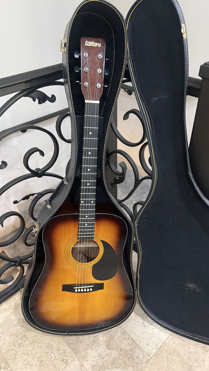 Vintage Tanara acoustic guitar