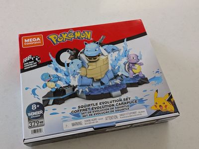 Mega Construx Pokemon Squirtle Evolution set HDH93