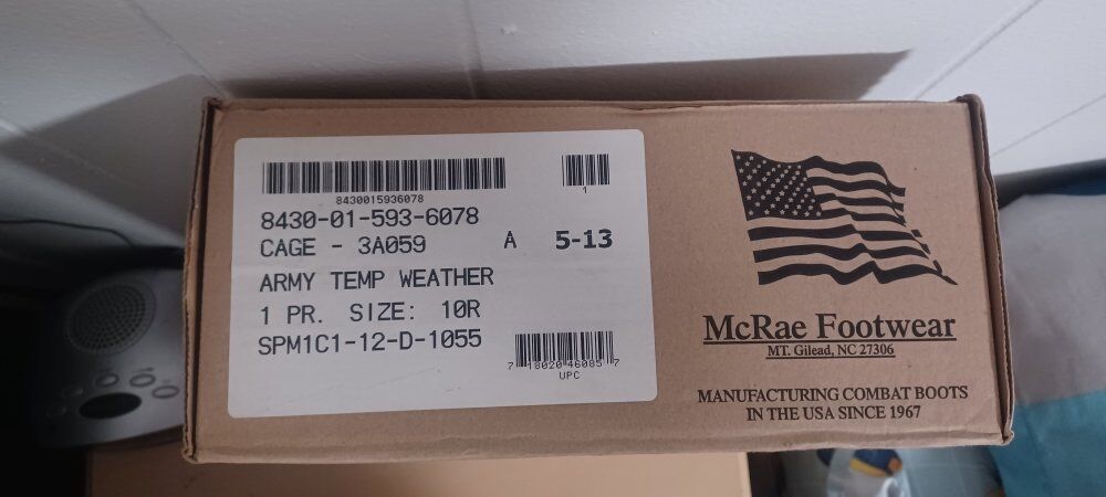 Goretex Military Tan McRae Brand New Boots