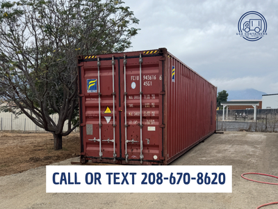 Local Idaho Company - 20ft and 40ft containers - Pick and choose your container