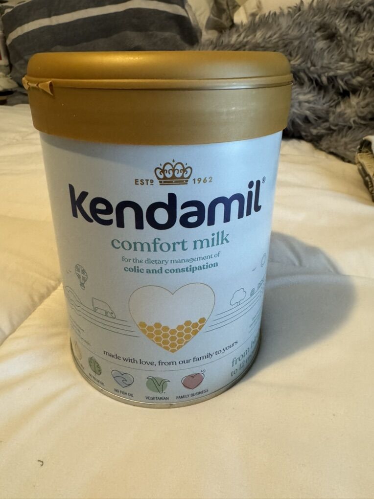 Unopened Kendamil Comfort Baby Formula Cans