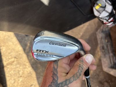 Cleveland RTX Zipcore 60-degree Wedge, Mid 10 Bounce Golf Club & 58-degree full face2 8 bounce