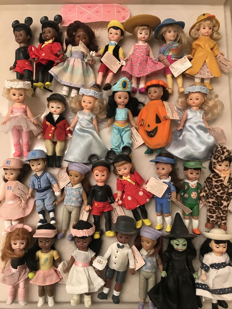 29 McDonald's Happy Meal Toy Madame Alexander 2004 Wendy Doll as wicked witch AA Jasmine Mickey Minnie Mouse Blue Fairy 