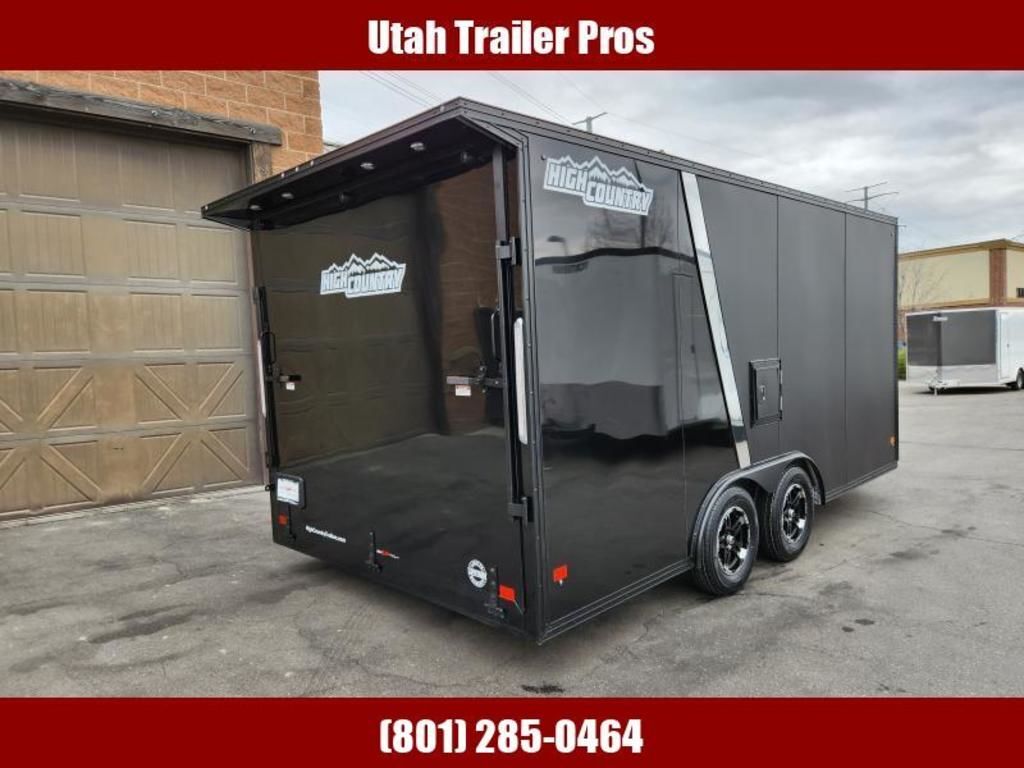8x16 / 8.5X16 UTV Enclosed Cargo All Aluminum Blackout High Country 2026