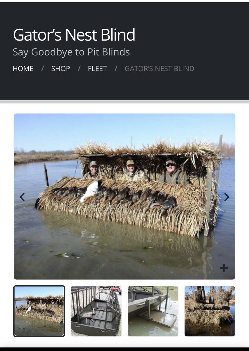 Gator’s Nest Blind Duck Blind