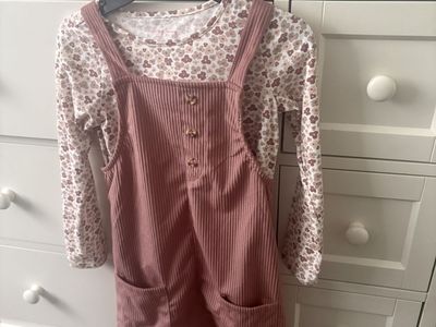 Lucky Penny Brand corduroy dress and shirt size 6x