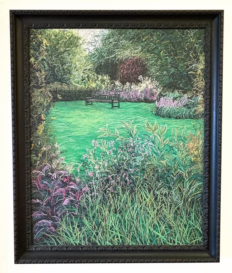 Huge Garden Print on Canvas