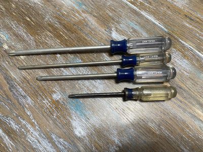 Craftsman Phillips Long Shaft Screwdrivers 4 Different Sizes