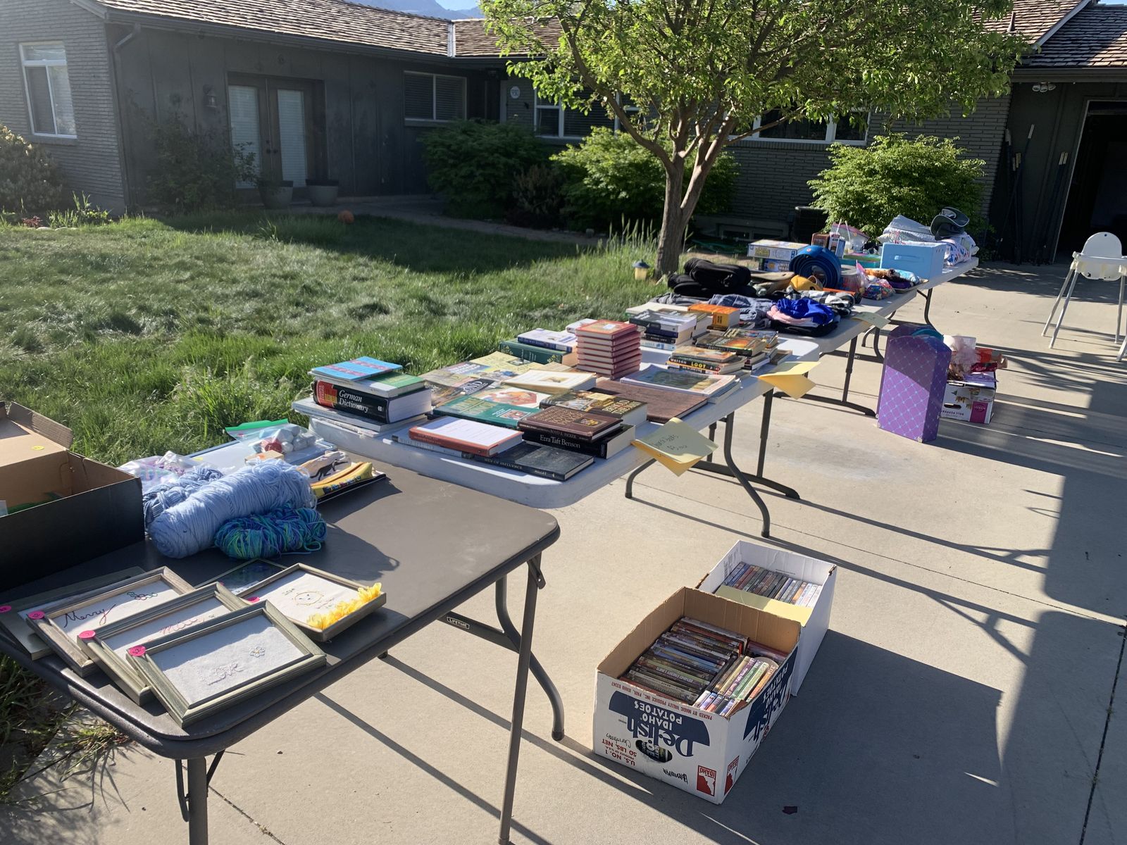 Orem yard sale Sat 4/25 till noon