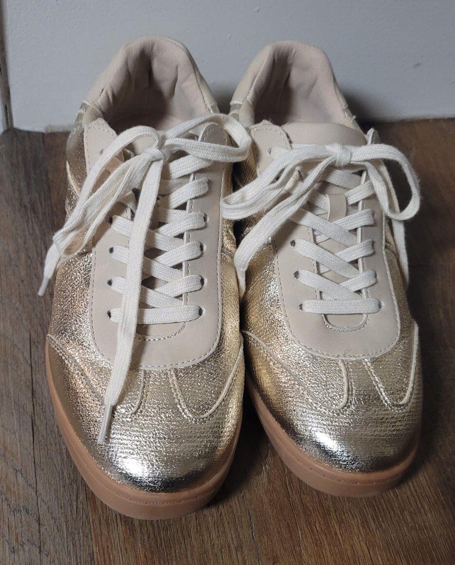 Gold Sneakers