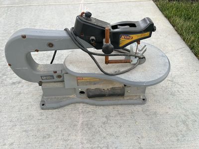 King 16" Variable Speed Scroll Saw with Laser Cutting Guide - Used Power Tool