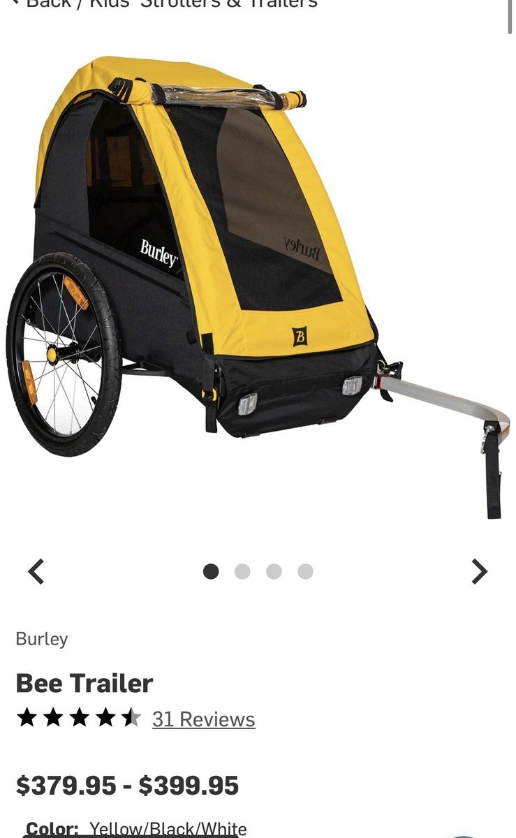 Burley bee double bike trailer