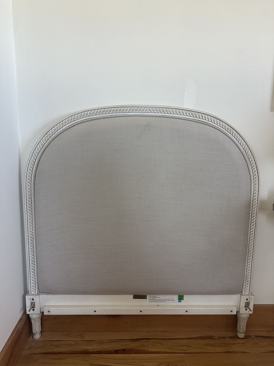 Wood Upholstered Headboard Twin Bed