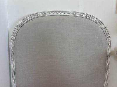 Wood Upholstered Headboard Twin Bed