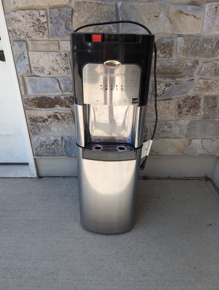 Whirlpool Self Clean Stainless Steel Bottom Load Water Cooler Dispenser