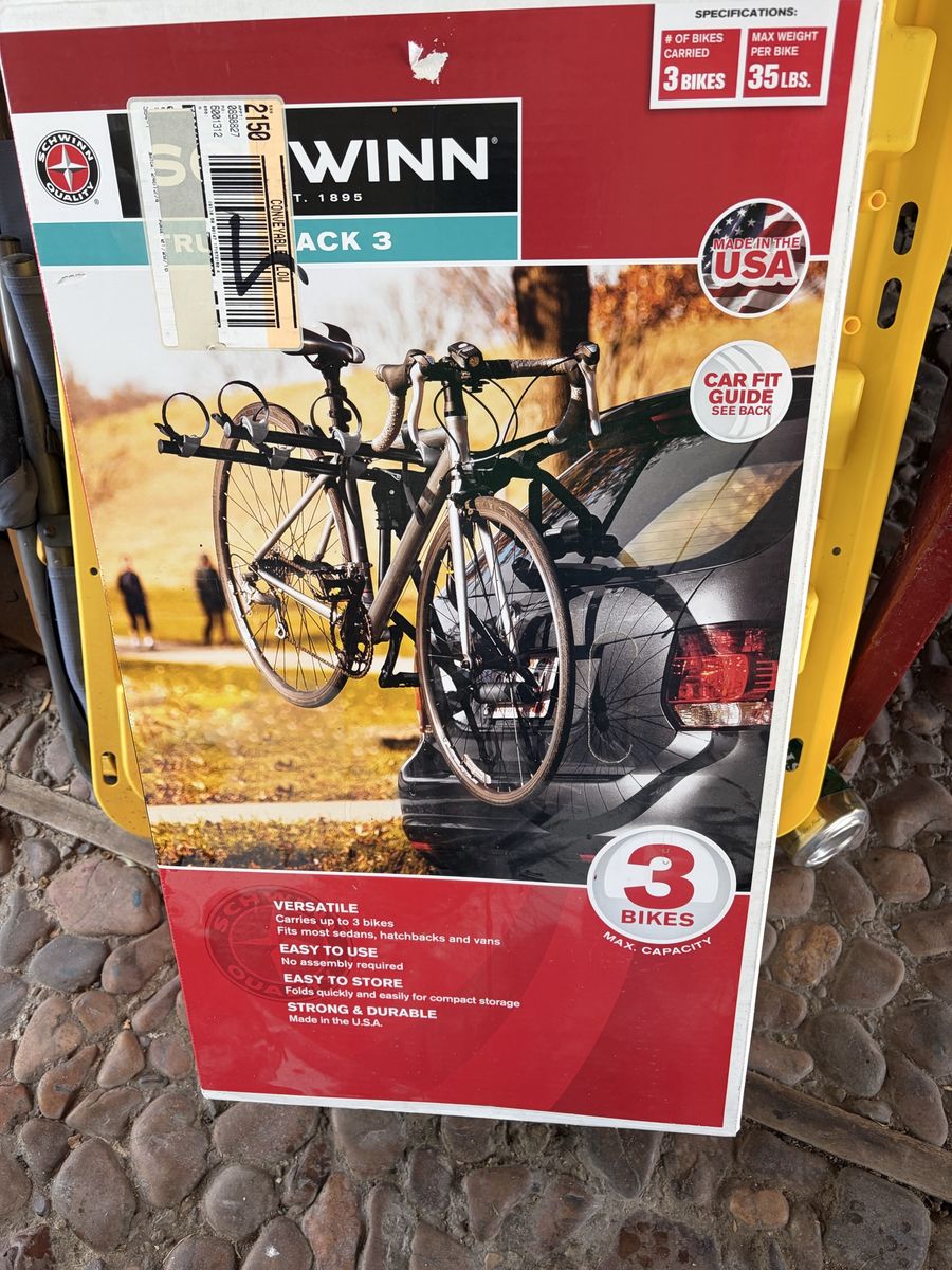 schwinn 3 bike car carrier