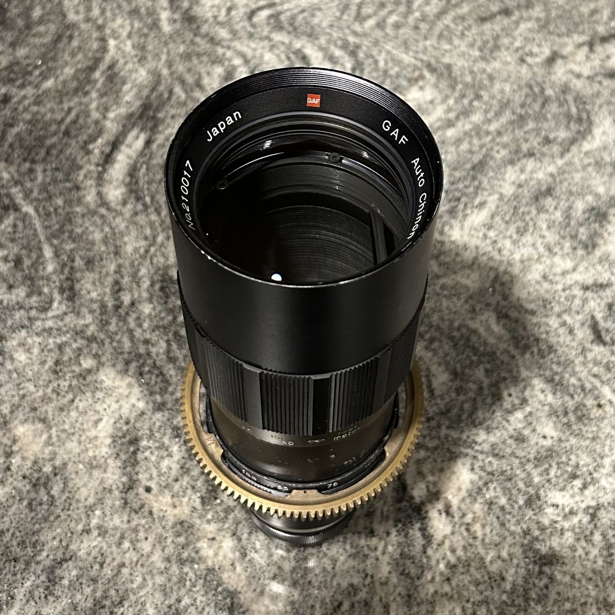 Vintage GAF Auto Chinon Telephoto Lens