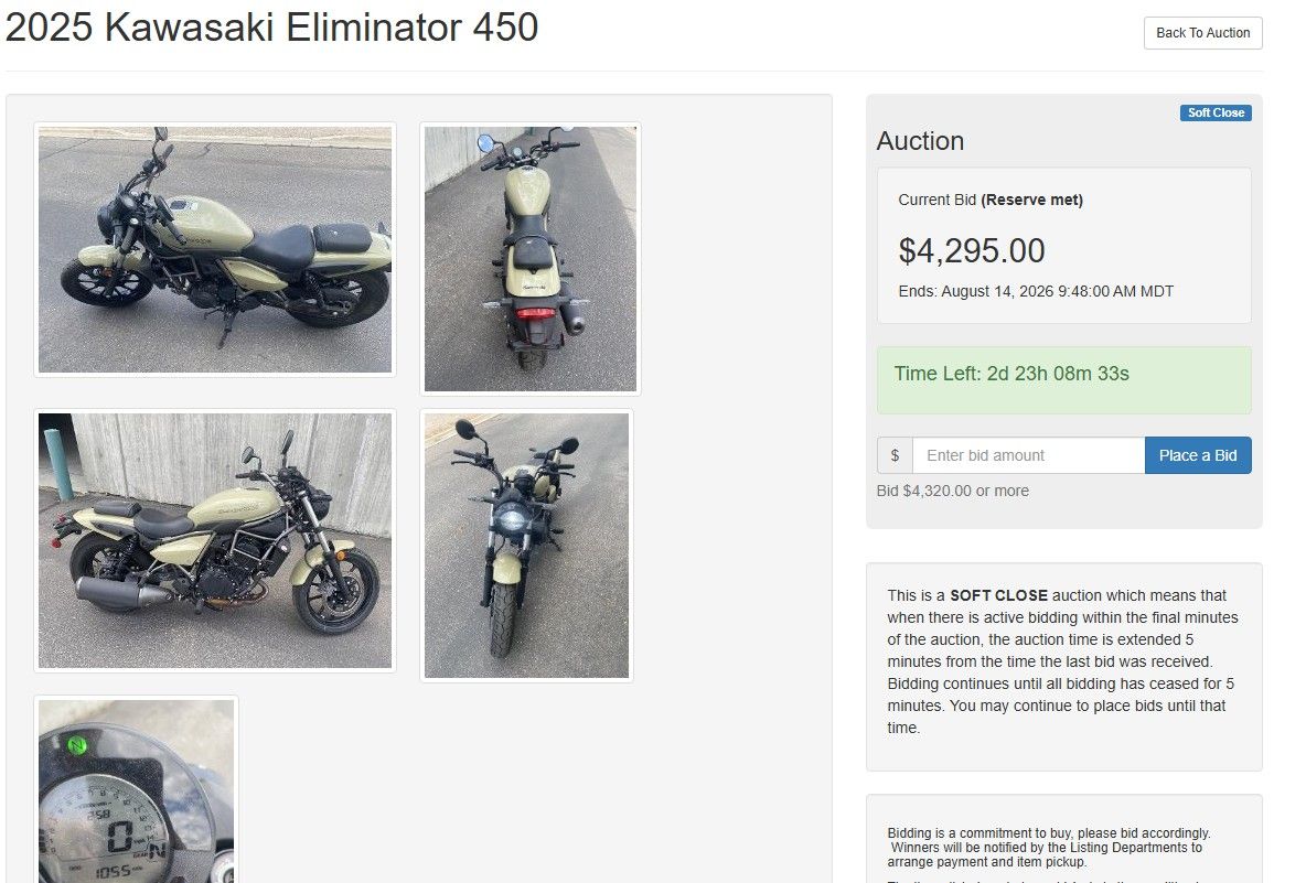 2025 Kawasaki Eliminator 450