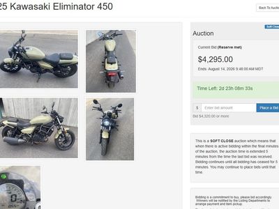 2025 Kawasaki Eliminator 450