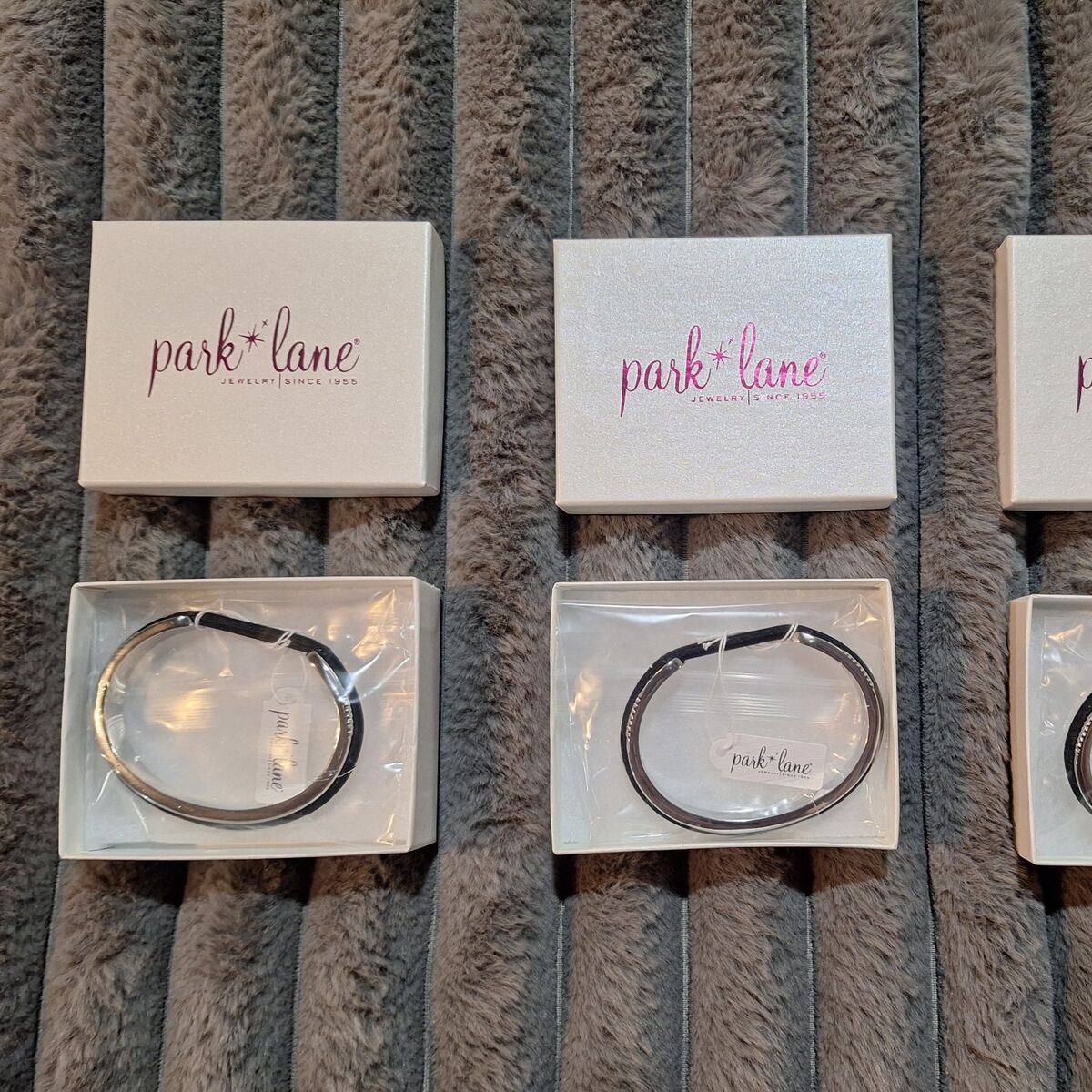 NEW IN BOX Park Lane Silver Tone Slip-on Bracelet