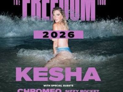 Kesha the Freedom Tour Sat May 30th 7 pm. Utah First Credit Union Amphithear