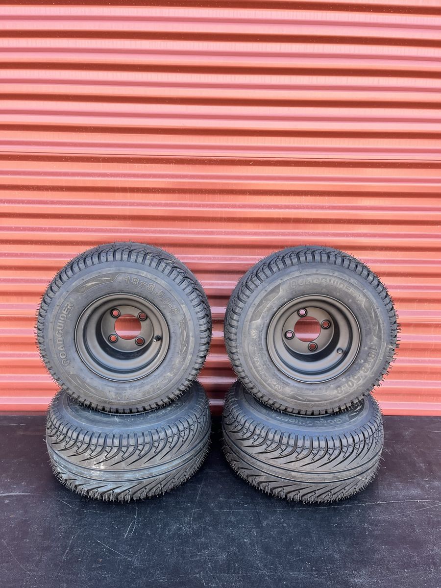 New Set of 4 Road Guider Golf Cart Tires Brand New