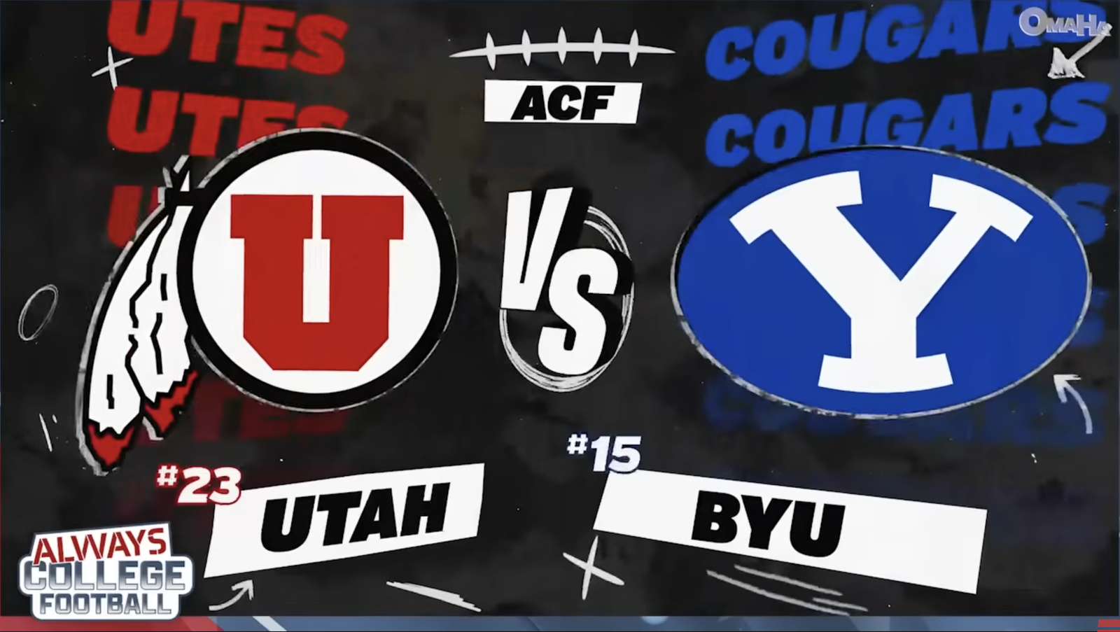 2 Really Good Seats for Utah Utes vs BYU Cougars Football Game on Nov 7