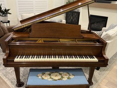 Wm. Knabe 5'8" Baby Grand Piano, Beautiful Tone, One-Family Owned