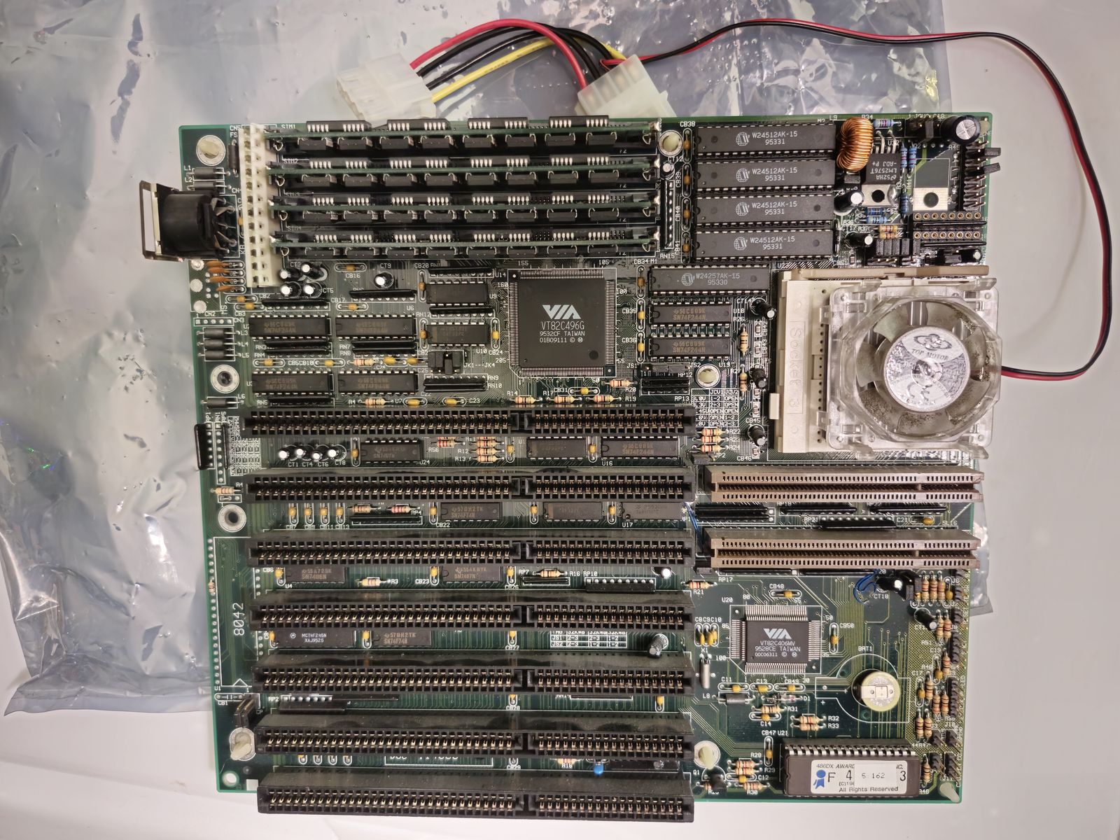 Vintage AMD Am486 DX4-120 Motherboard for Windows 95 Retro PC Build - Socket 3